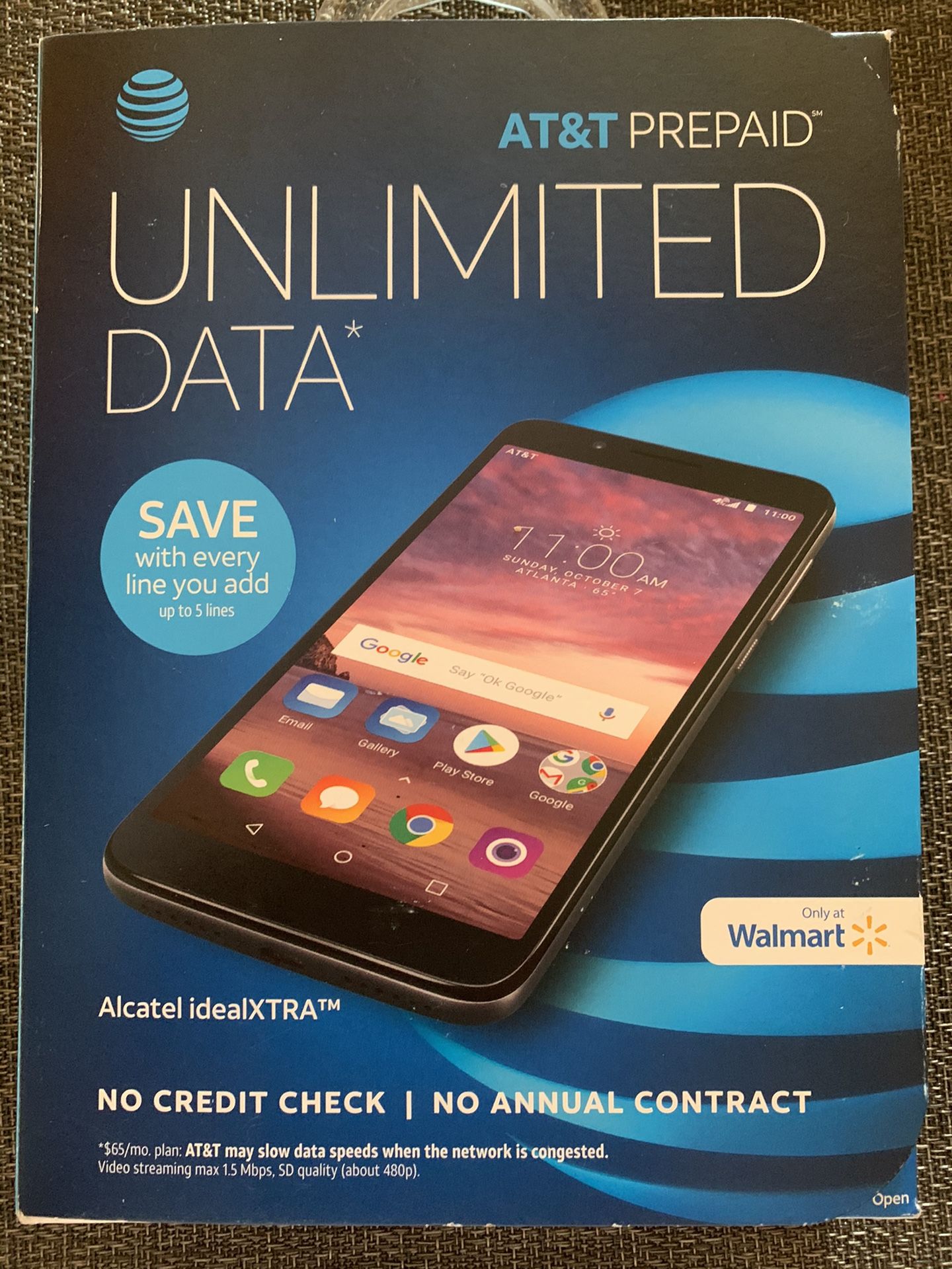 Alcatel idealXTRA - Prepaid AT&T phone