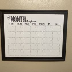 Wall Monthly Calendar 