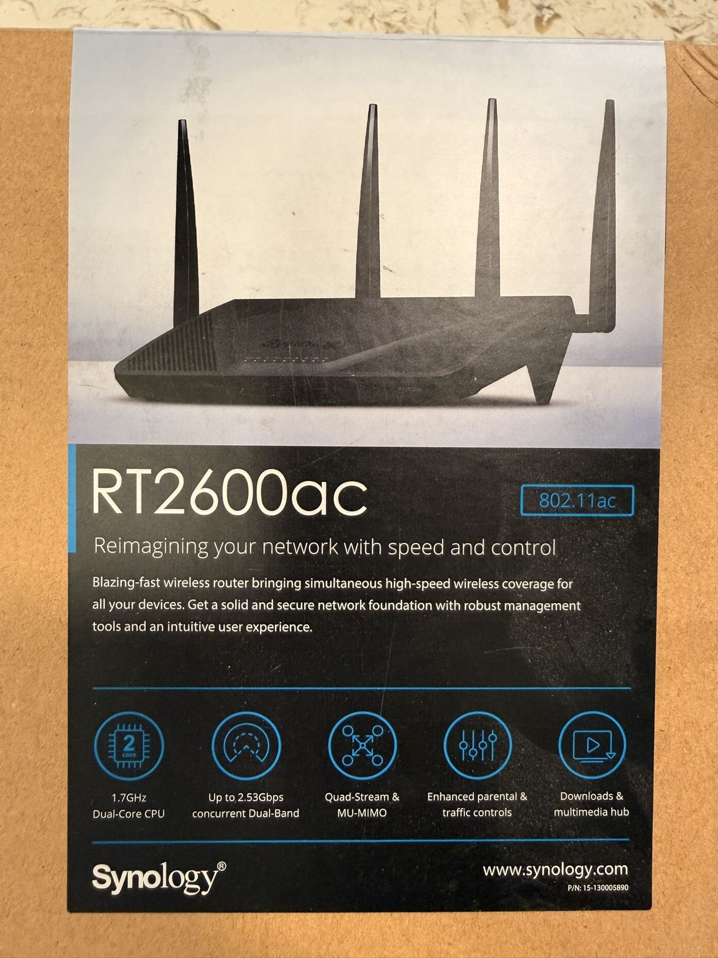 Synology RT2600AC Router