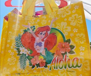 Disney  little mermaid  yellow tote bag