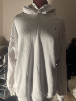 white champion Unisex hoodie sweatshirt 