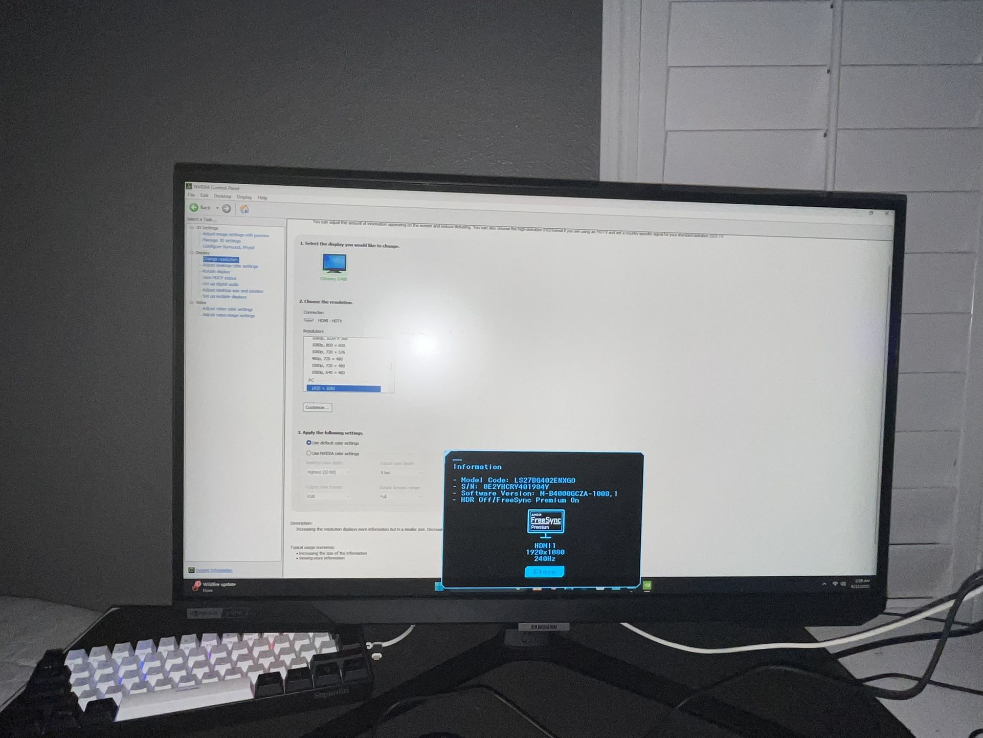 Samsung 240 Hz Monitor