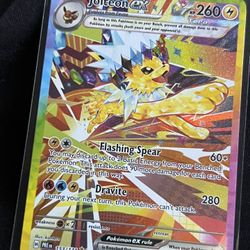 Jolteon Ex Pokémon Trading Card 