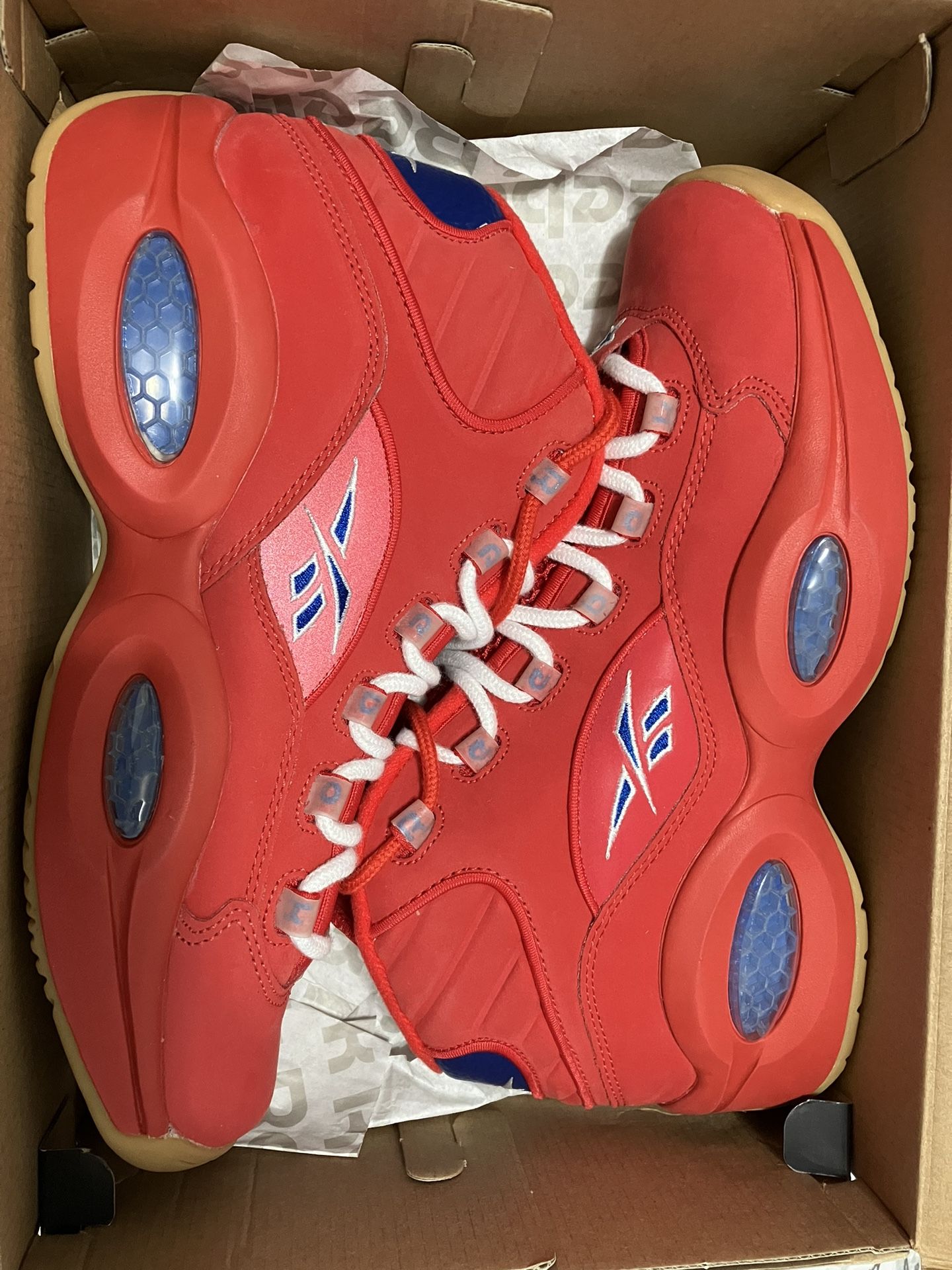 Reebok Question Iverson Packers Shoes Practice