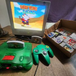 Jungle green N64 Bundle