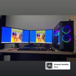 PC gaming set up