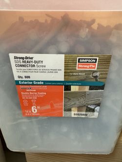 Simpson Strong Tie SDS Heavy-Duty Connector Screw 6”