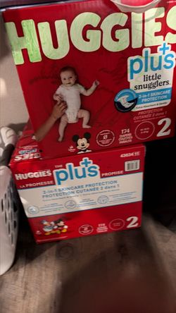 Pamper Huggies plus 2