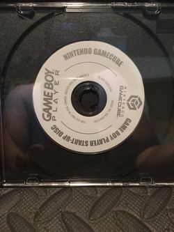 Game boy player start up dish  GameCube