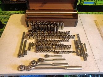 Craftsman tools box set 1/4"..3/8"..1/2"