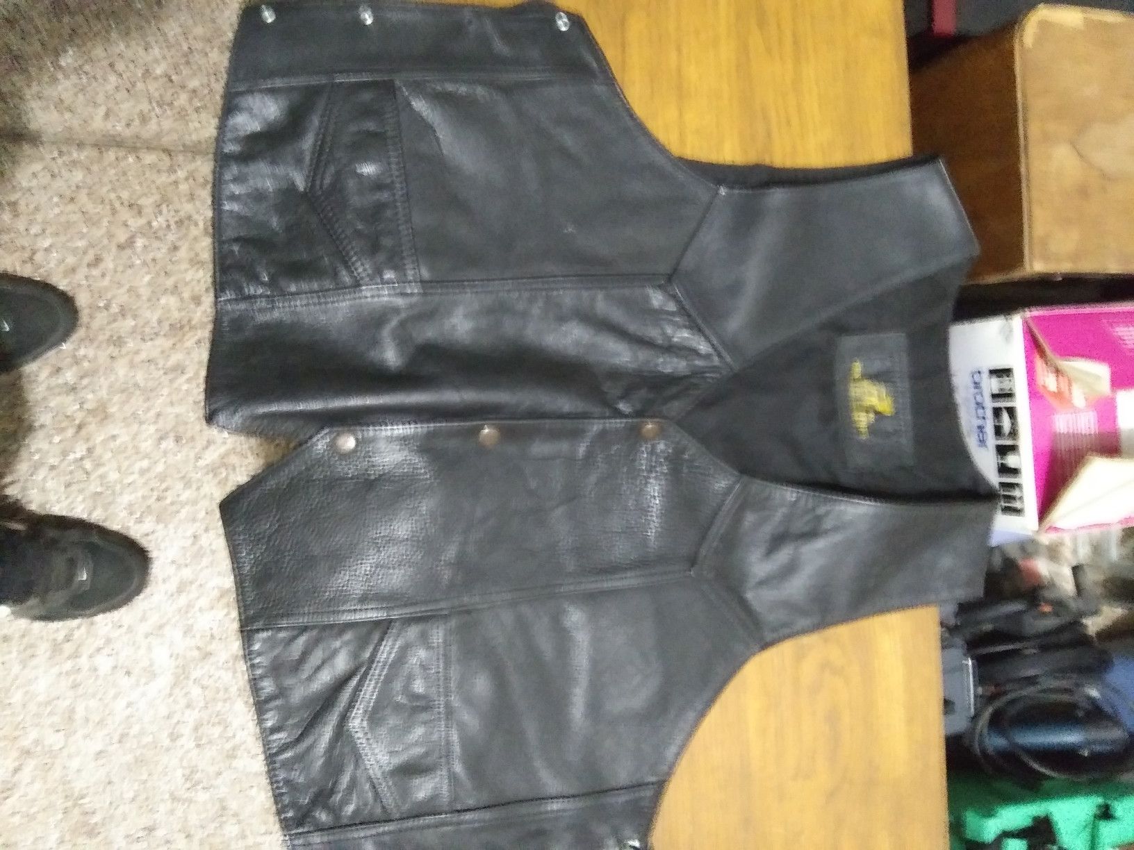 Xml leather vest