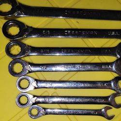 Ratcheting/Wrenches  7pc (SAE)