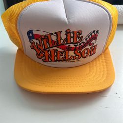 Vintage Willie Nelson Trucker Hat 