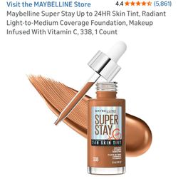 MAYBELLINE SUPER STAY 24 HR SKIN TINT!
