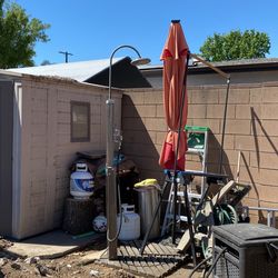 2 Outdoor Umbrellas 