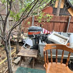 Boat With Mariner thirty horse motor