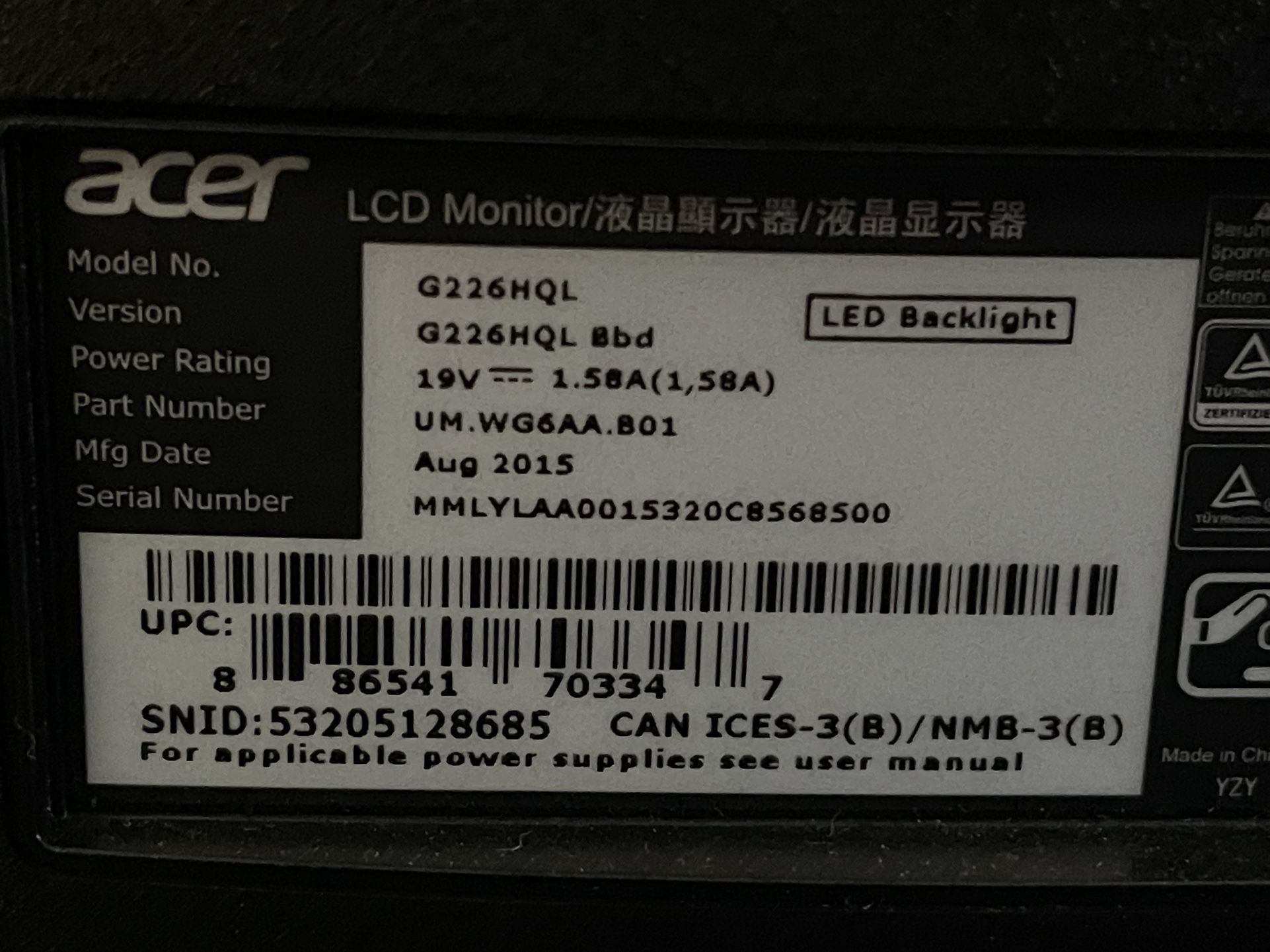 Monitors