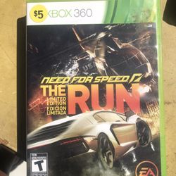 Need for Speed The Run Xbox 360