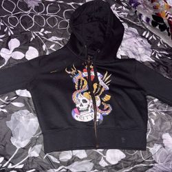 Small, Black Ed Hardy Jacket