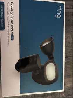 New Ring floodlight camera