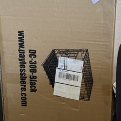 Dc – 30 D-Black dog crate