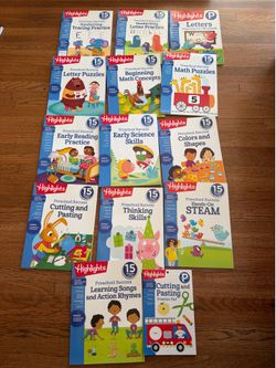 Brand new Highlights Learning Books for Preschoolers