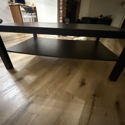 IKEA Black Coffee Table 