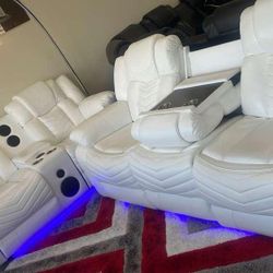 SOFA Y LOVESEAT RECLINABLE ELECTRICO 