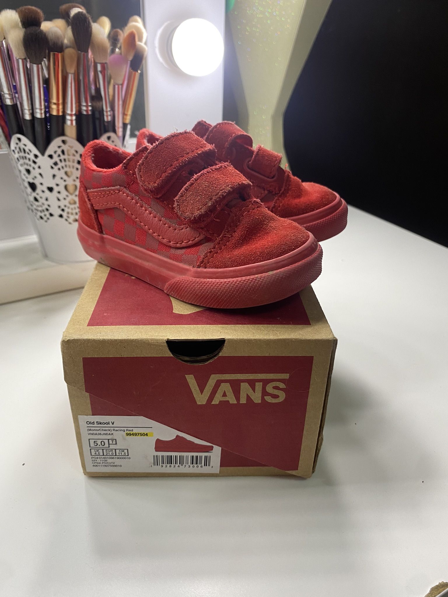 Vans Old School Racing Red 5C Toddler