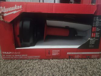 Milwaukee TRAPSNAKE 25ft Drain Auger (NEW) – Cable Drive