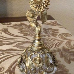 Matson Ormolu Perfume Bottle Sunflower