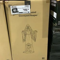 Halloween 76IN Animated Graveyard Reaper
