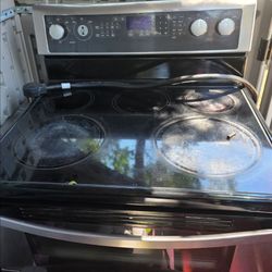 Double oven stove
