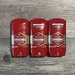 Old Spice Steel Titan Antiperspirant & Deodorant $5 Each 