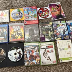 Mixed Console Video Game Lot – Wii, PS2, PS3, PS4, Xbox, Xbox 360 – 17 Games – Includes Super Mario Bros. x2, Just Dance, Dishonored (NEW)