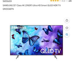 55 Samsung QLED TV 