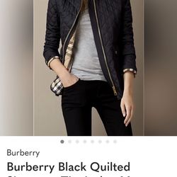 AUTHENTIC BURBERRY JACKET ZIP UP JACKET LIGHT WEIGHT GREAT FOR SUMMER NIGHTS FITTED SIZE SMALL