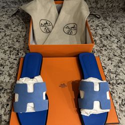 Brand New Hermes Oran Sandals 