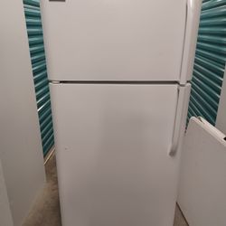 WHITE GARAGE FRIDGE