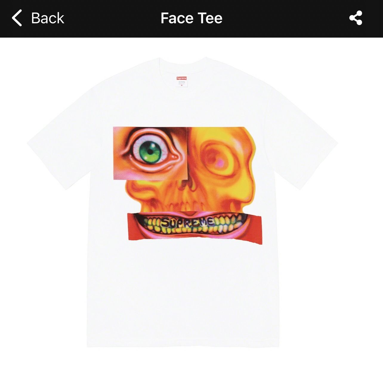 Supreme Face Tee
