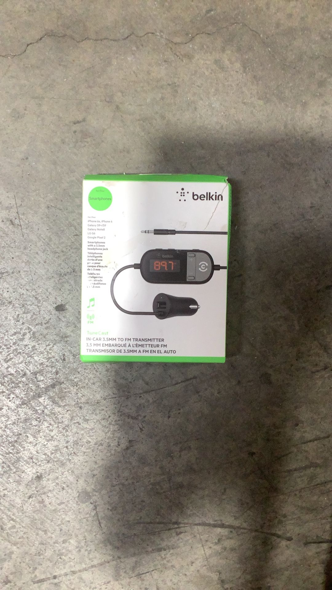 Belkin In Car 3.5mm To Fm Transmitter