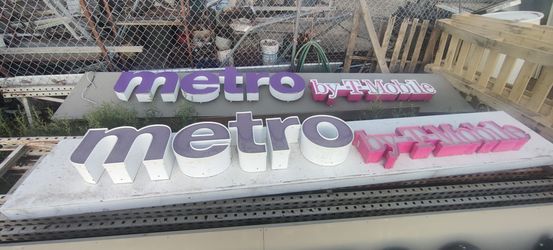 Metro by T-Mobile Channel Letter Sign