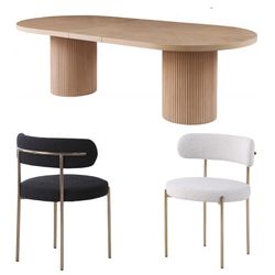 Brand New Archer Extending Dining Table / Matching Chairs