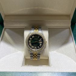 Date just 36mm Iced Out 