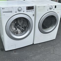 Set Gas Dryer And Washer LG