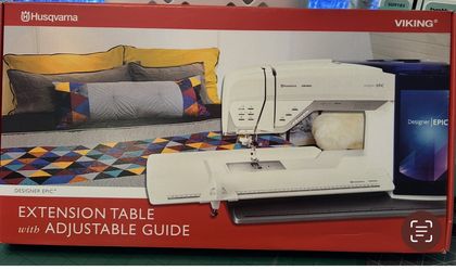 NIB Husqvarra Viking Extension Table with Adjustable Guide