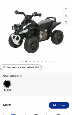 Toddler 4 wheeler quad toy