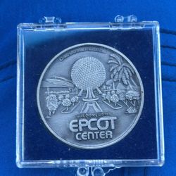 1982 Walt Disney Productions Medallion “Epcot Center” with Case