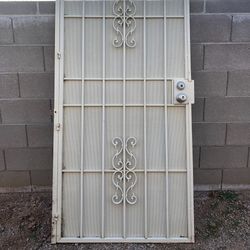 Security doors screened and window security bars
