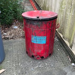 Old Print Shop Towel Bin 15 Gallon